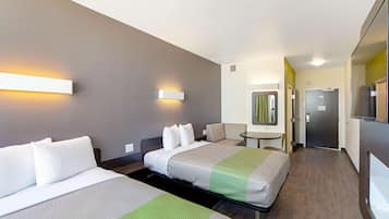 Free WiFi, bed sheets