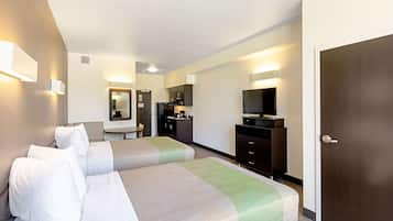 Espace de travail pour ordinateur portable, Wi-Fi gratuit, draps fournis