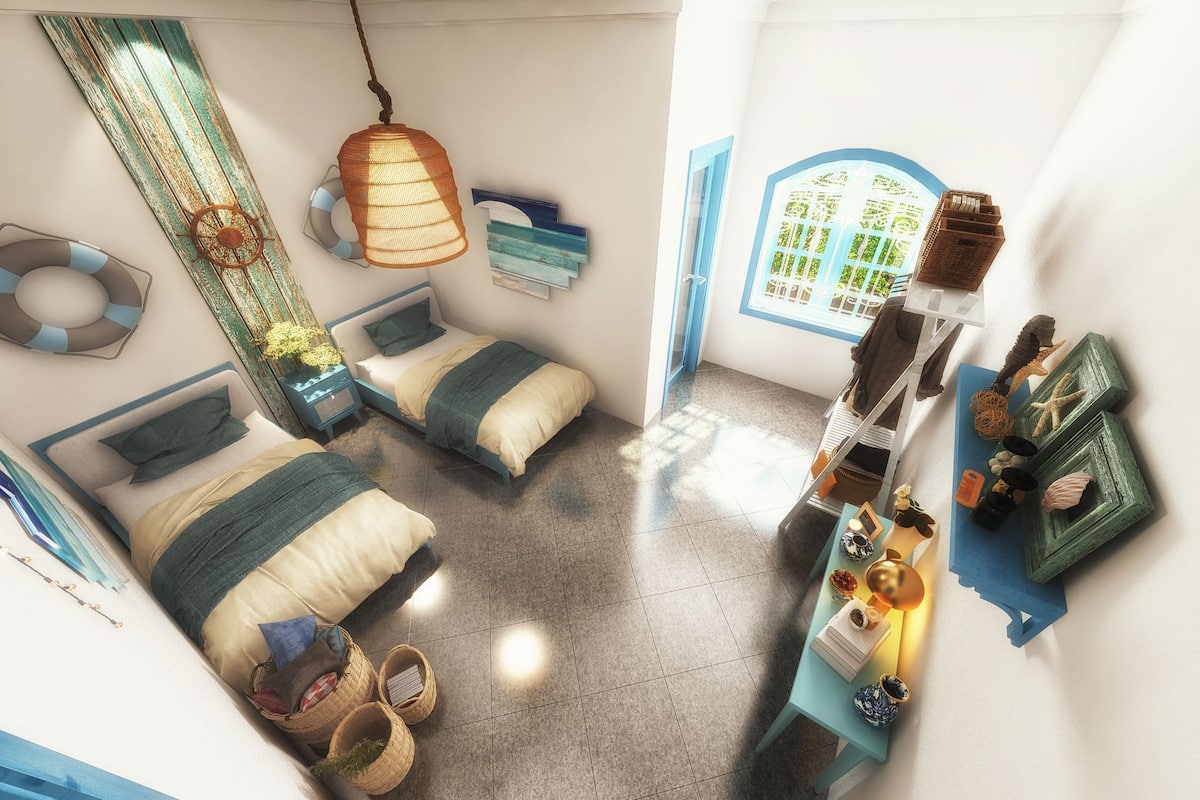 Habitación cuádruple estándar | Wifi gratis y ropa de cama