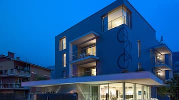 Front of property – evening/night