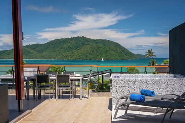 Luxury Villa | Terrace/patio - Luxurious Seaview 4BR Private Pool Villa by Intira Villas (Rawai)