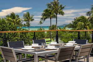 Luxury Villa | Terrace/patio - Luxurious Seaview 4BR Private Pool Villa by Intira Villas (Rawai)