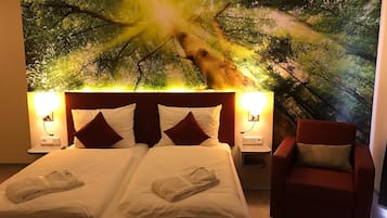 1 habitación y ropa de cama hipoalergénica