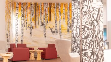 Sala de estar en el lobby