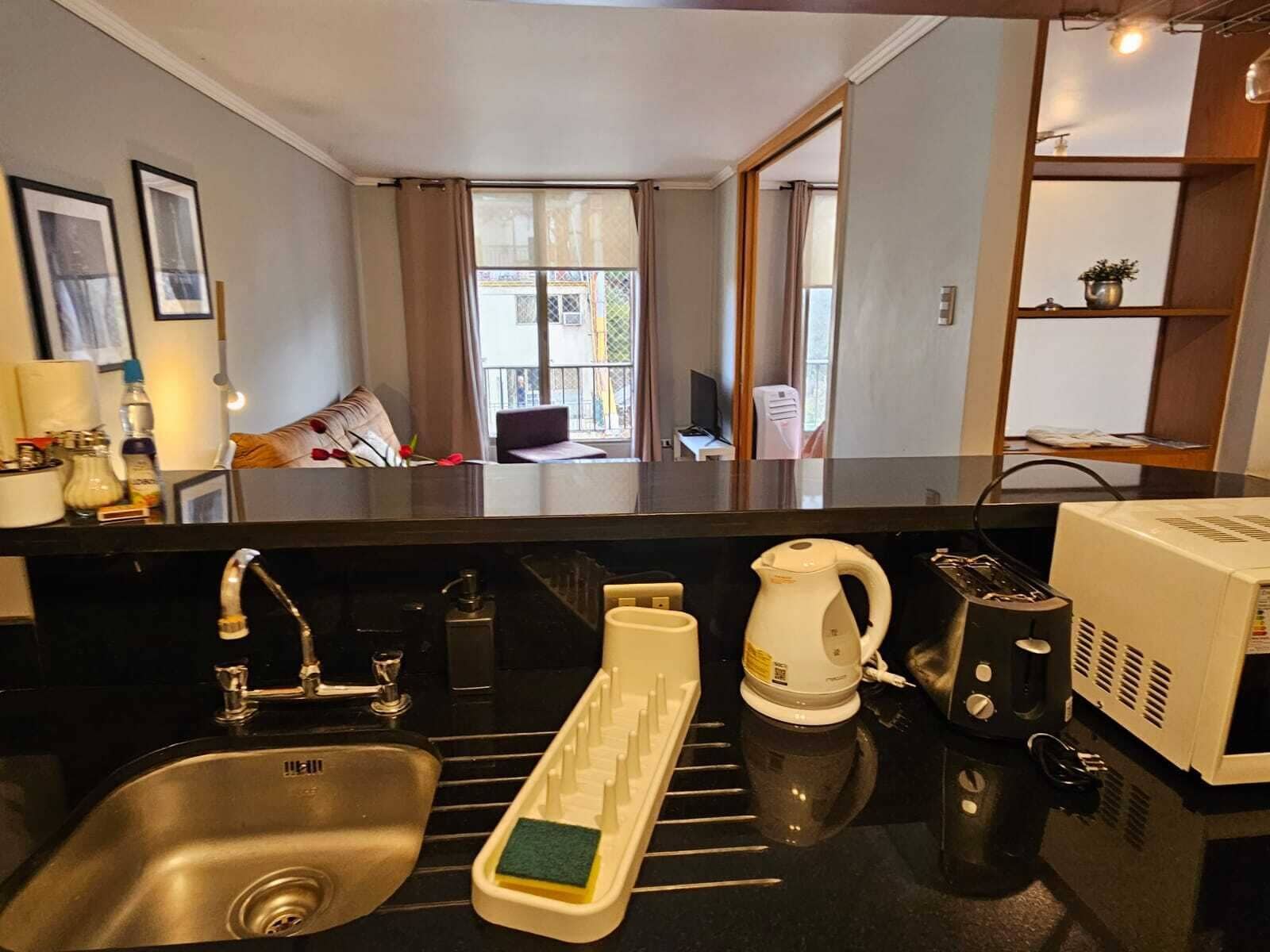 Appartement Confort, 1 chambre | Cuisine privée | Réfrigérateur, micro-ondes, four, plaque de cuisson