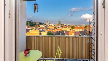 Departamento, balcón, vista a la ciudad | Vista del balcón