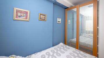 Apartment, Balcony, City View | Cadar Frette Itali, peralatan tempat tidur premium