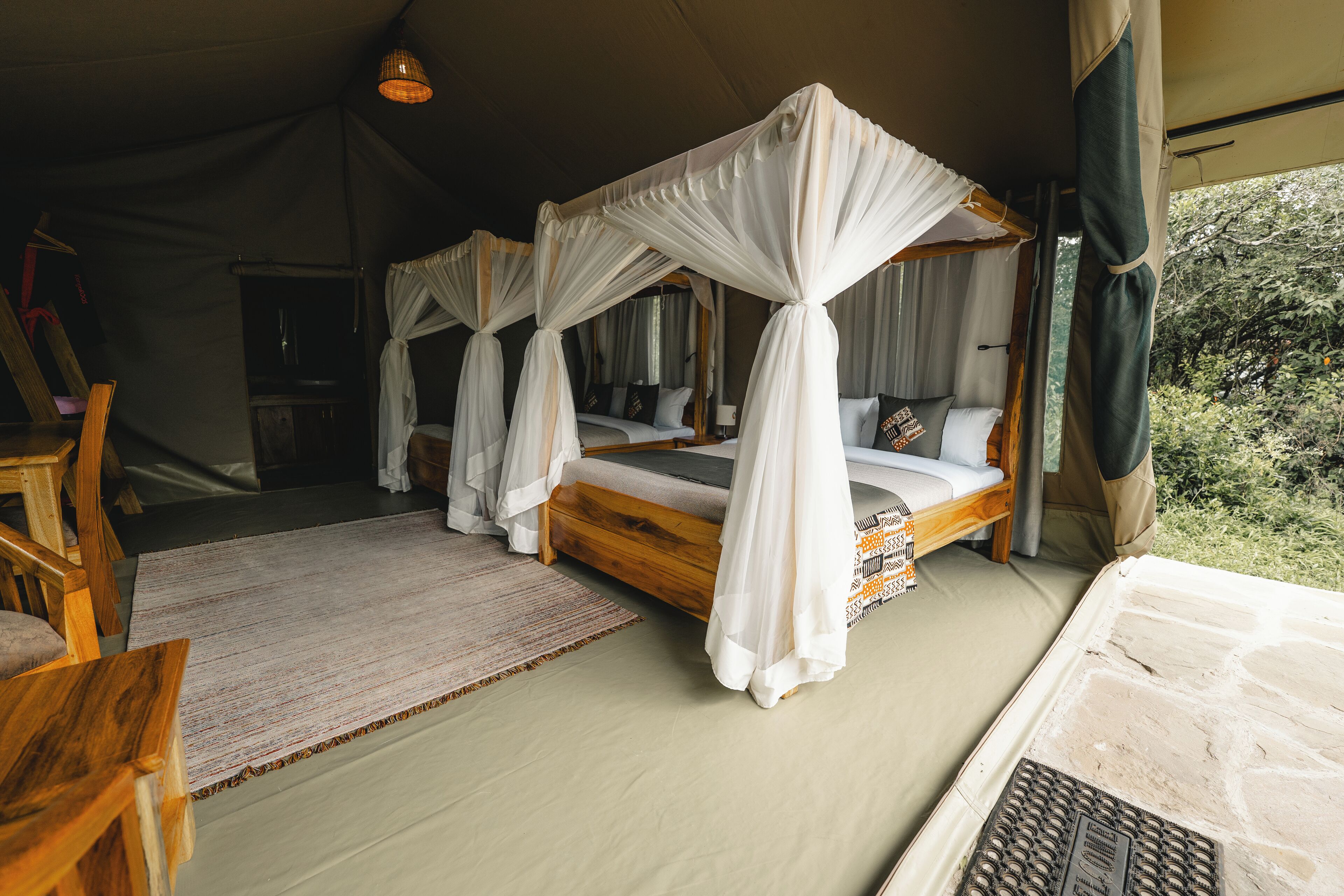 Premium bedding, individually decorated, individually furnished, desk