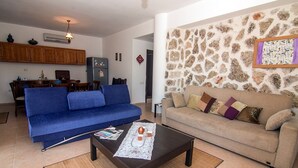 Villa - 4 soveværelser - ikke-ryger - privat pool | Opholdsområde | Fladskærms-tv
