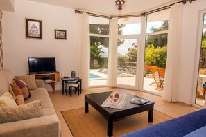 Villa, 4 chambres, non-fumeur, piscine privée | Literie fournie