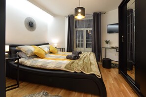 Apartamento exclusivo, 2 habitaciones | 2 dormitorios, sábanas italianas Frette, ropa de cama de alta calidad