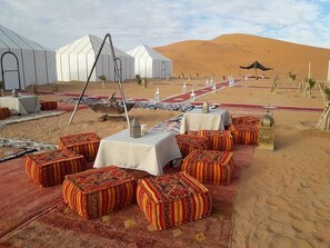Breakfast, lunch, dinner served; Moroccan cuisine