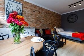 Comfort-Apartment, Stadtblick (Panienska B) | Wohnbereich