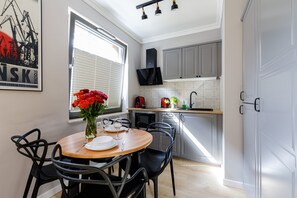 Private kitchen - Apartament Przytulny – Stare Miasto, sauna, parking na rowery (Gdansk)