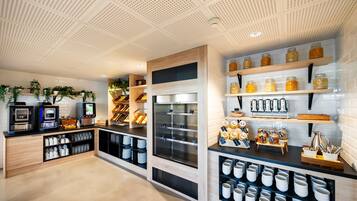 Daily continental breakfast for a fee