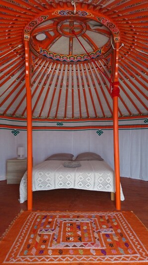 Panoramic Tent, Multiple Beds, Non Smoking | Bed sheets - Yourte Nature Saint Roch (Tuchan)