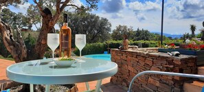 Comfort Double Room, Pool View (Dauphin) | Terrace/patio - Villa des Delices (Grimaud)