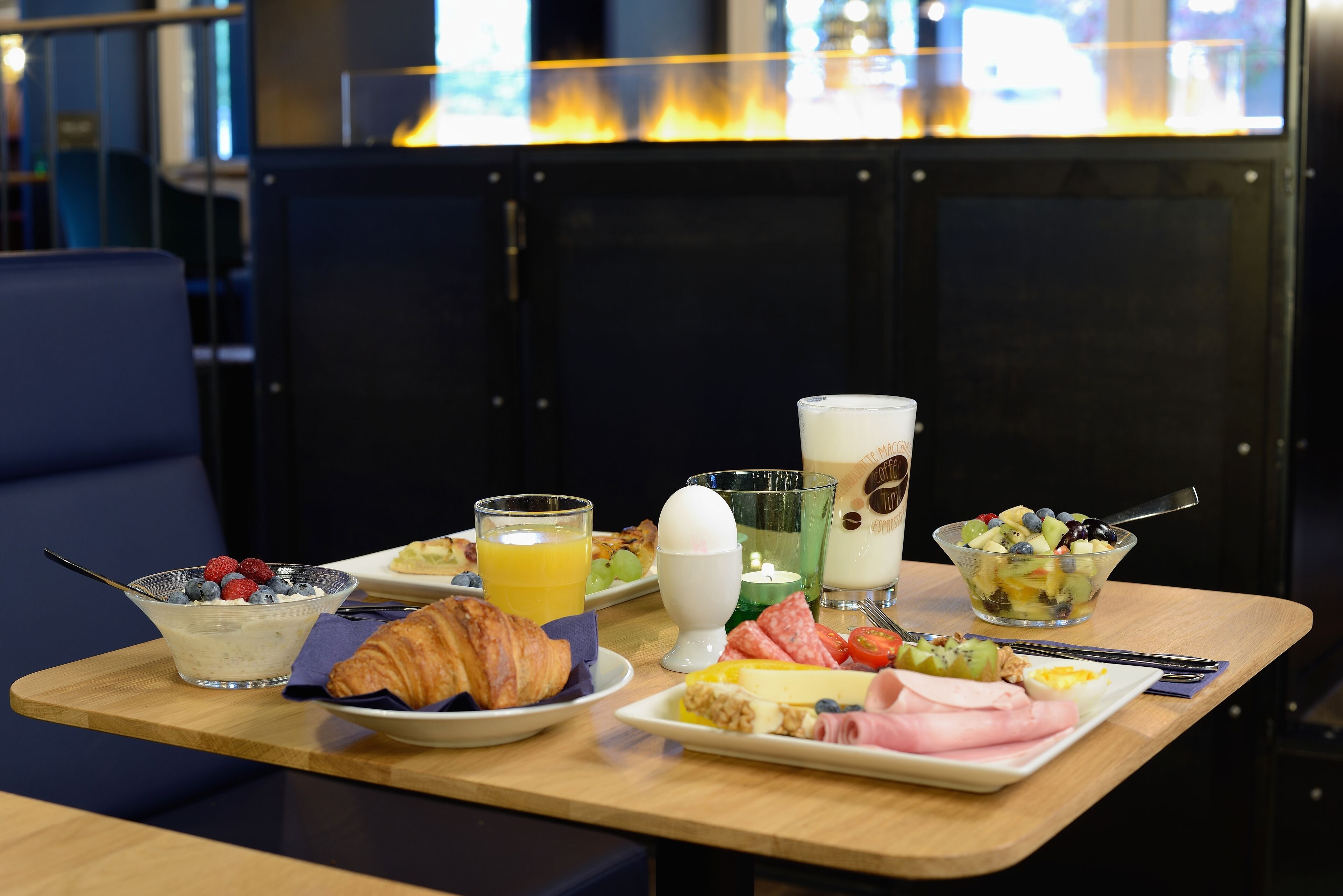 Frokostbuffé er inkludert hver dag