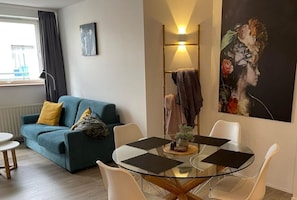 Comfort Apartment, 1 Bedroom, City View | 1 bedroom, individually decorated, laptop workspace, blackout curtains - Saga Apartments (Akureyri)