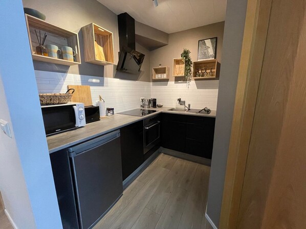 Private kitchen - Saga Apartments (Akureyri)