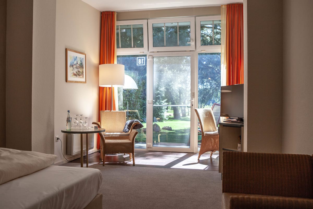 Minibar, in-room safe, desk, blackout curtains