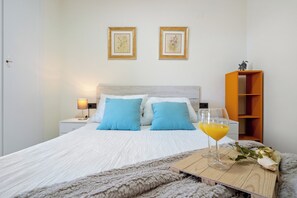 Apartment, 1 Schlafzimmer (4 pax) | Bügeleisen/Bügelbrett, Babybetten, kostenloses WLAN, Bettwäsche