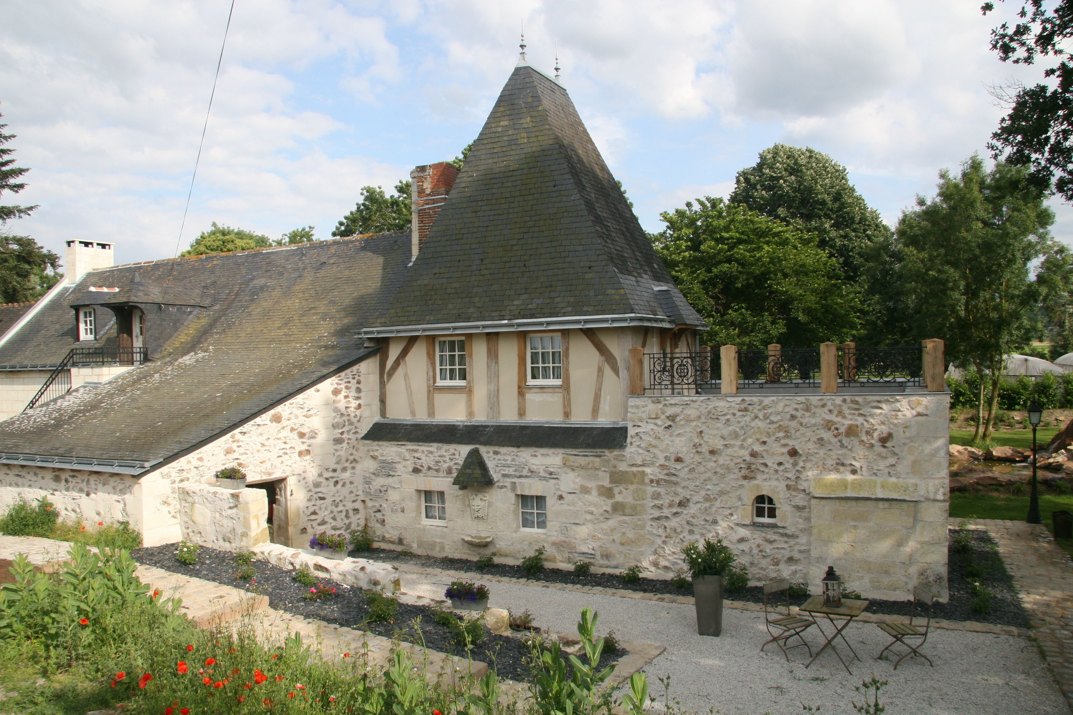 Voorkant van accommodatie