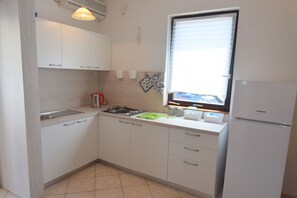 公寓, 2 間臥室 (91) | 私人廚房 | 電冰箱、爐台、咖啡機/沖茶器、鍋具/餐盤/廚房用品