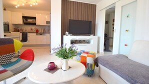 Living area - Apartment Acija (Malinska-Dubasnica)