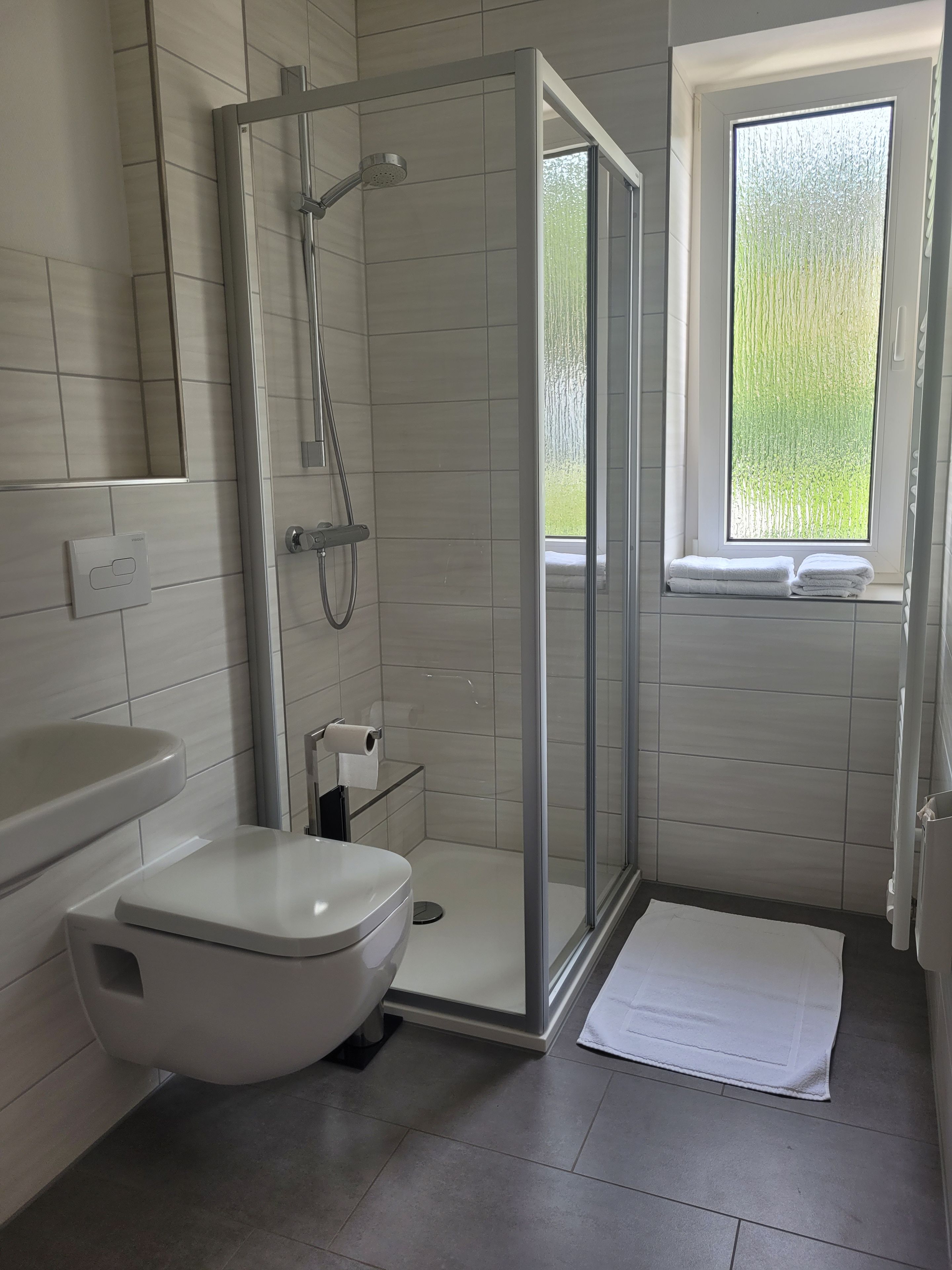 Basic-Doppelzimmer, Nichtraucher | Badezimmer