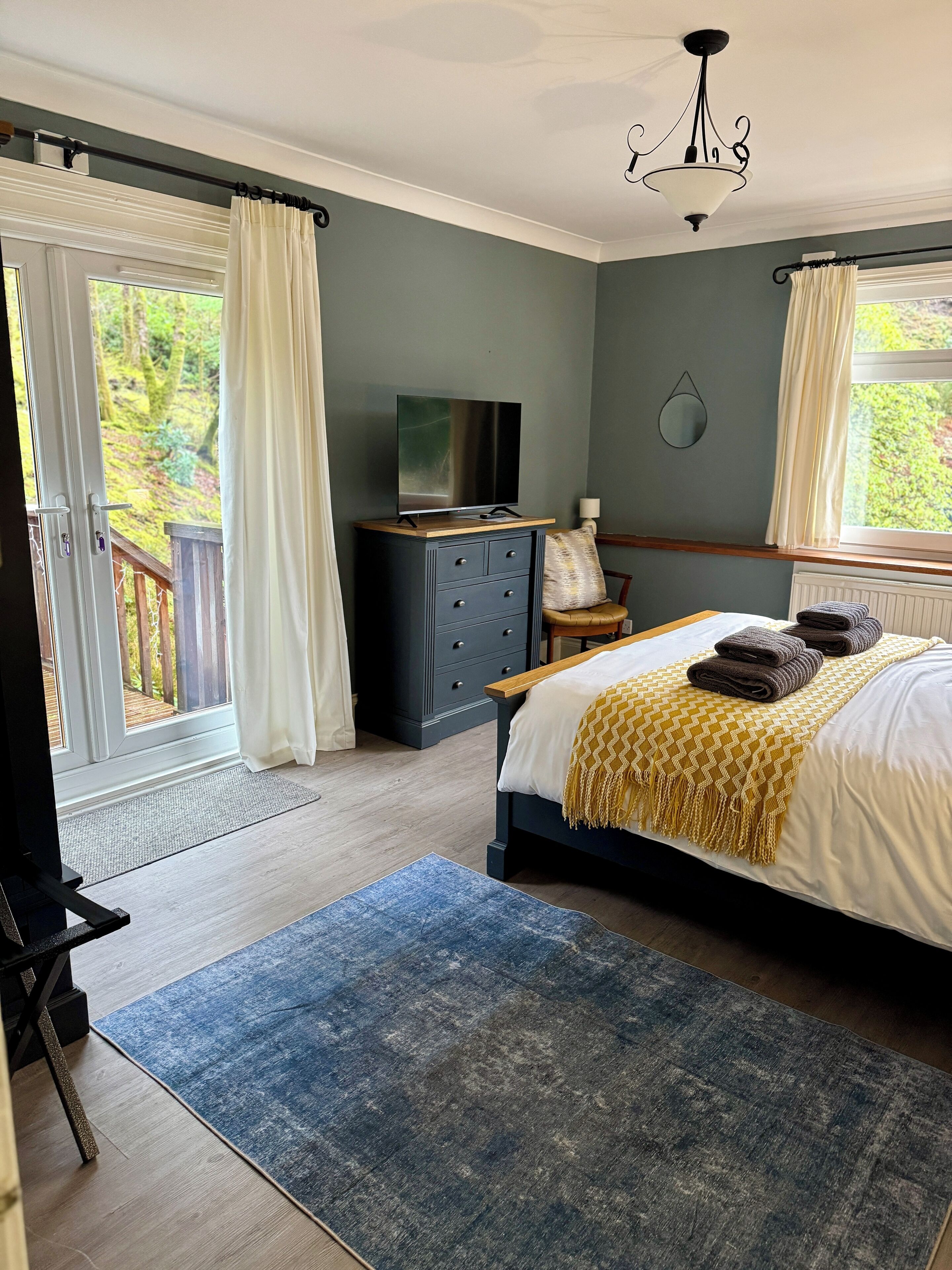 Apartment, 2 Schlafzimmer (The Wing) | Bettwäsche aus ägyptischer Baumwolle, hochwertige Bettwaren