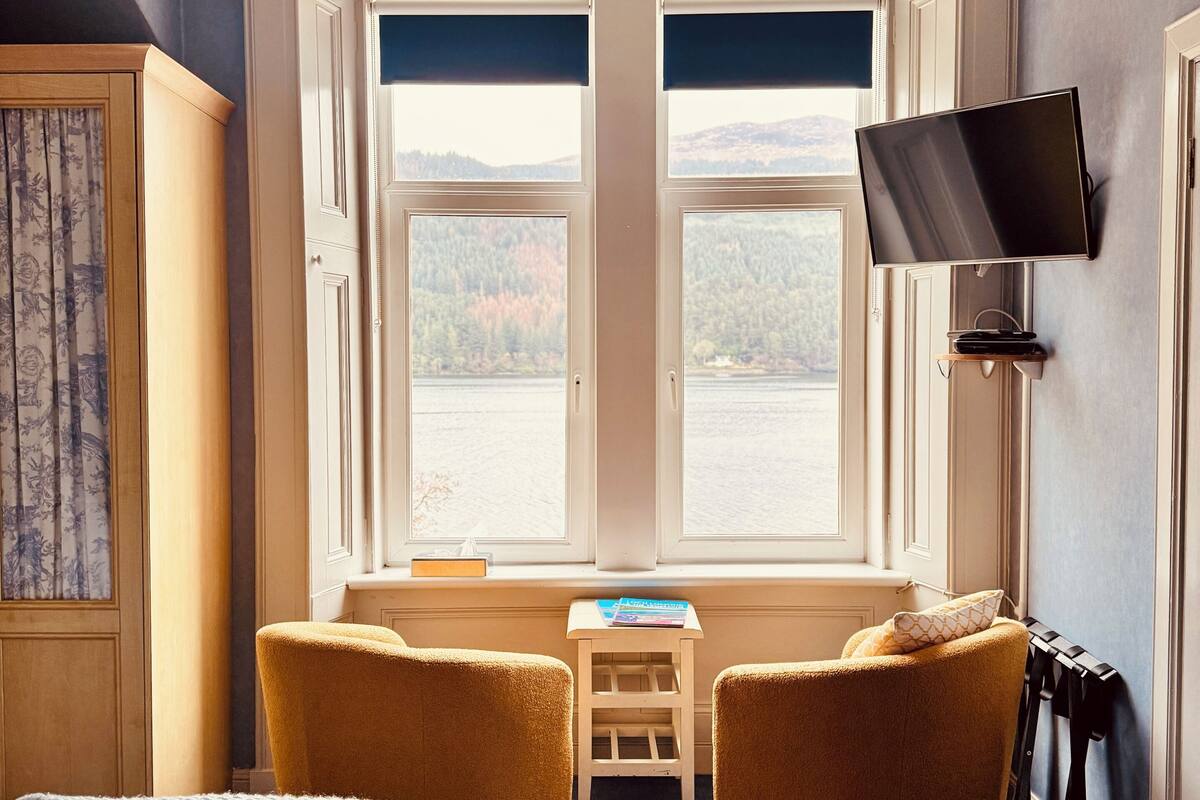 Doppel- oder Zweibettzimmer, mit Bad, Seeblick (Bluebell Suite - Lochview Ensuite)