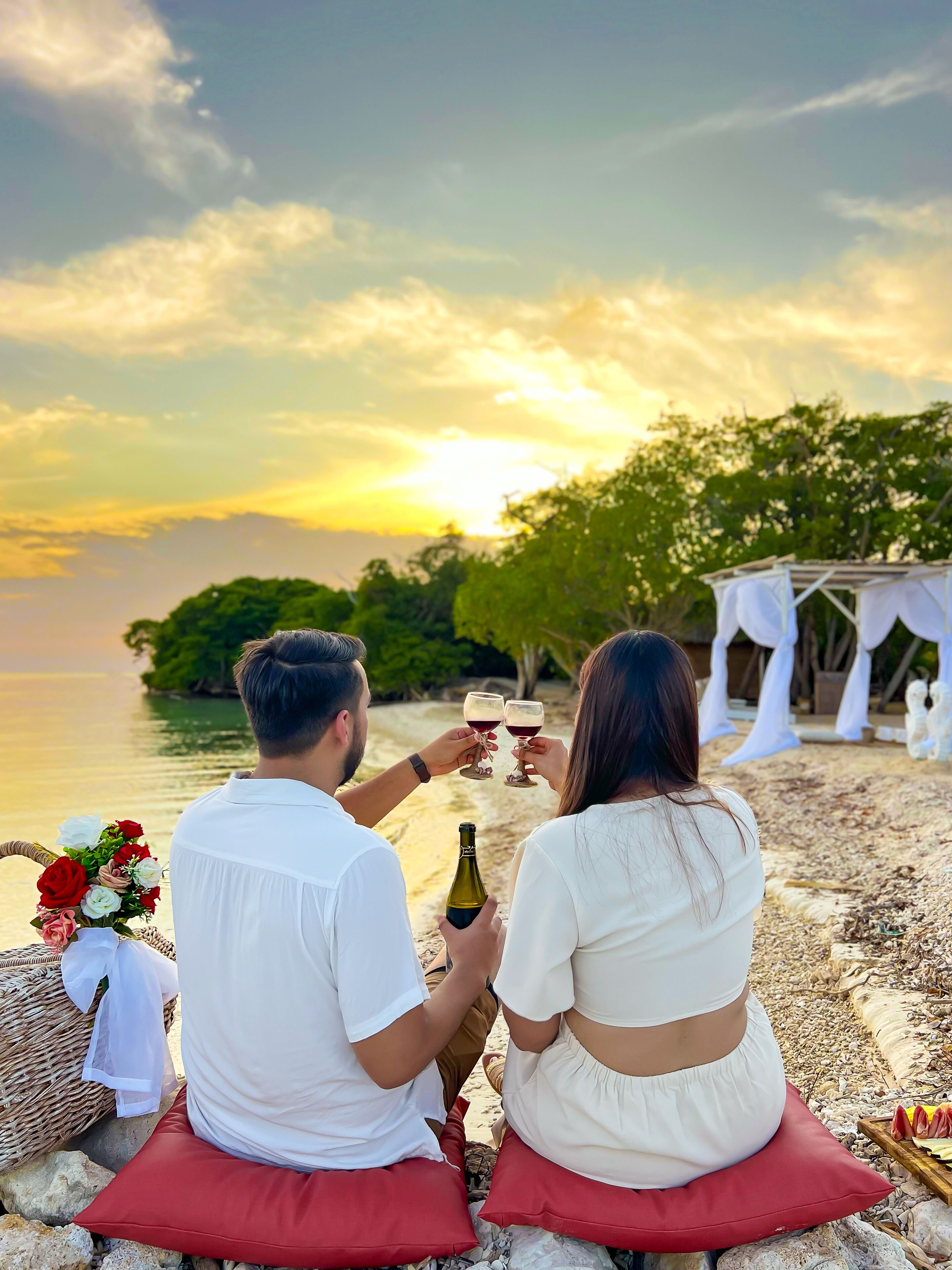 Private beach, white sand, free beach shuttle, free beach cabanas
