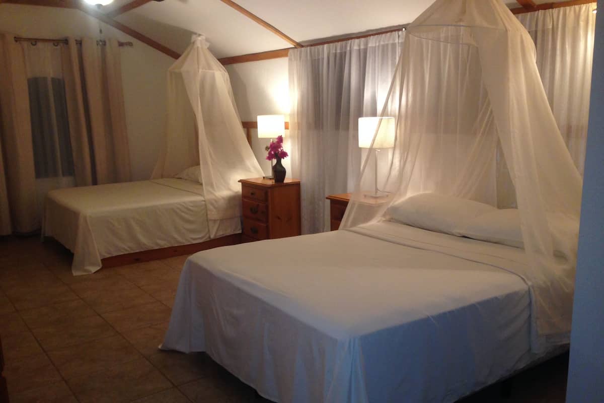 Standard Quadruple Room, 2 Queen Beds, Non Smoking, Pool View | Rollaway beds (surcharge), WiFi (free)