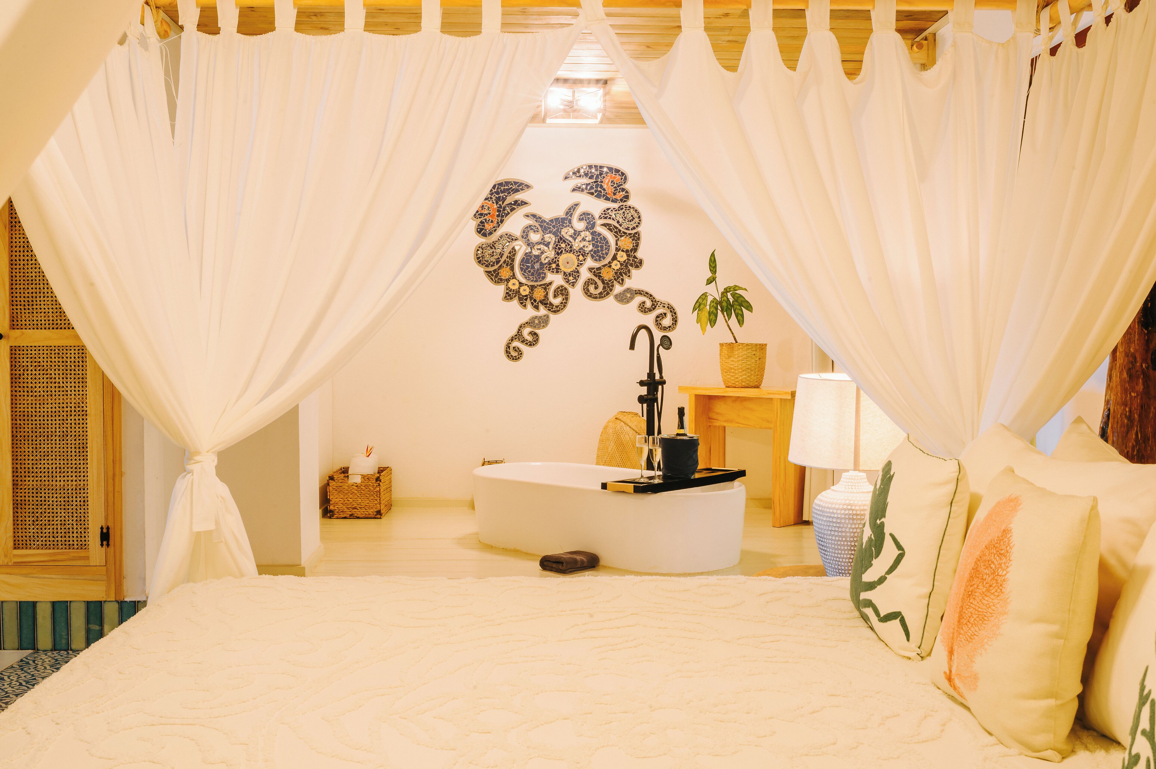 executive double or twin room, multiple beds, non smoking, sea view | 1 bedroom, in-room safe, individually decorated, individually furnished