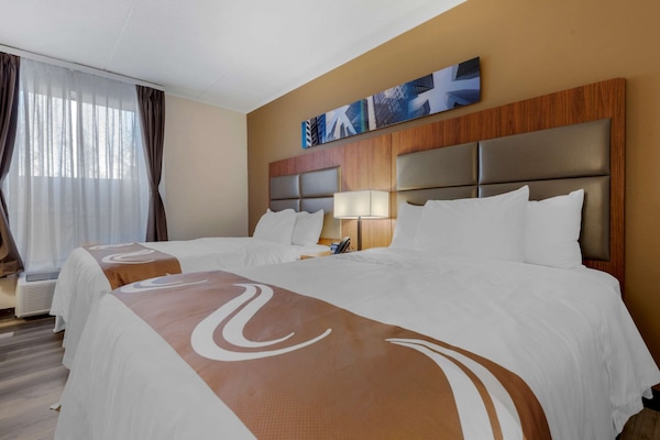 Standard Room, 2 Double Beds, Non Smoking | Individually decorated, individually furnished, desk, blackout drapes