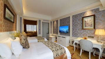 Superior Room, 2 Double Beds, Non Smoking | Minibar, desk, blackout drapes, iron/ironing board