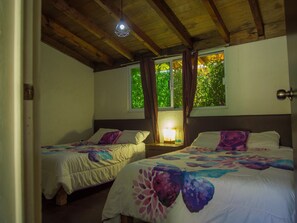 Triple Room | Premium bedding, down duvets, individually furnished, blackout curtains - Hotel Villas Mariposas (Atlixco)
