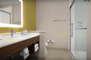 Free toiletries, hair dryer, towels, soap