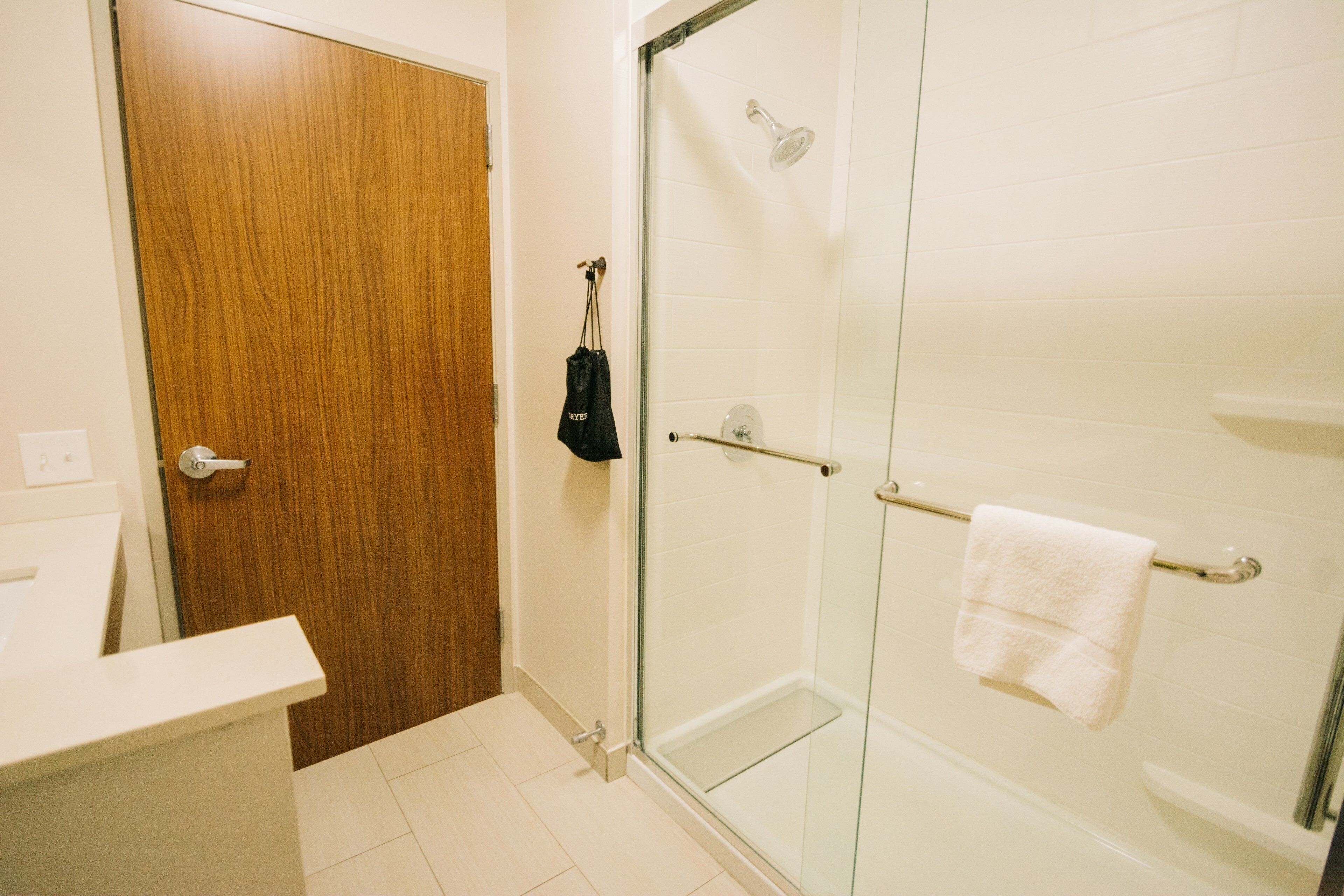 free toiletries, hair dryer, towels, soap