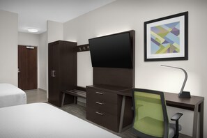 Zimmersafe, Schreibtisch, Verdunkelungsvorhänge, Bügeleisen/Bügelbrett