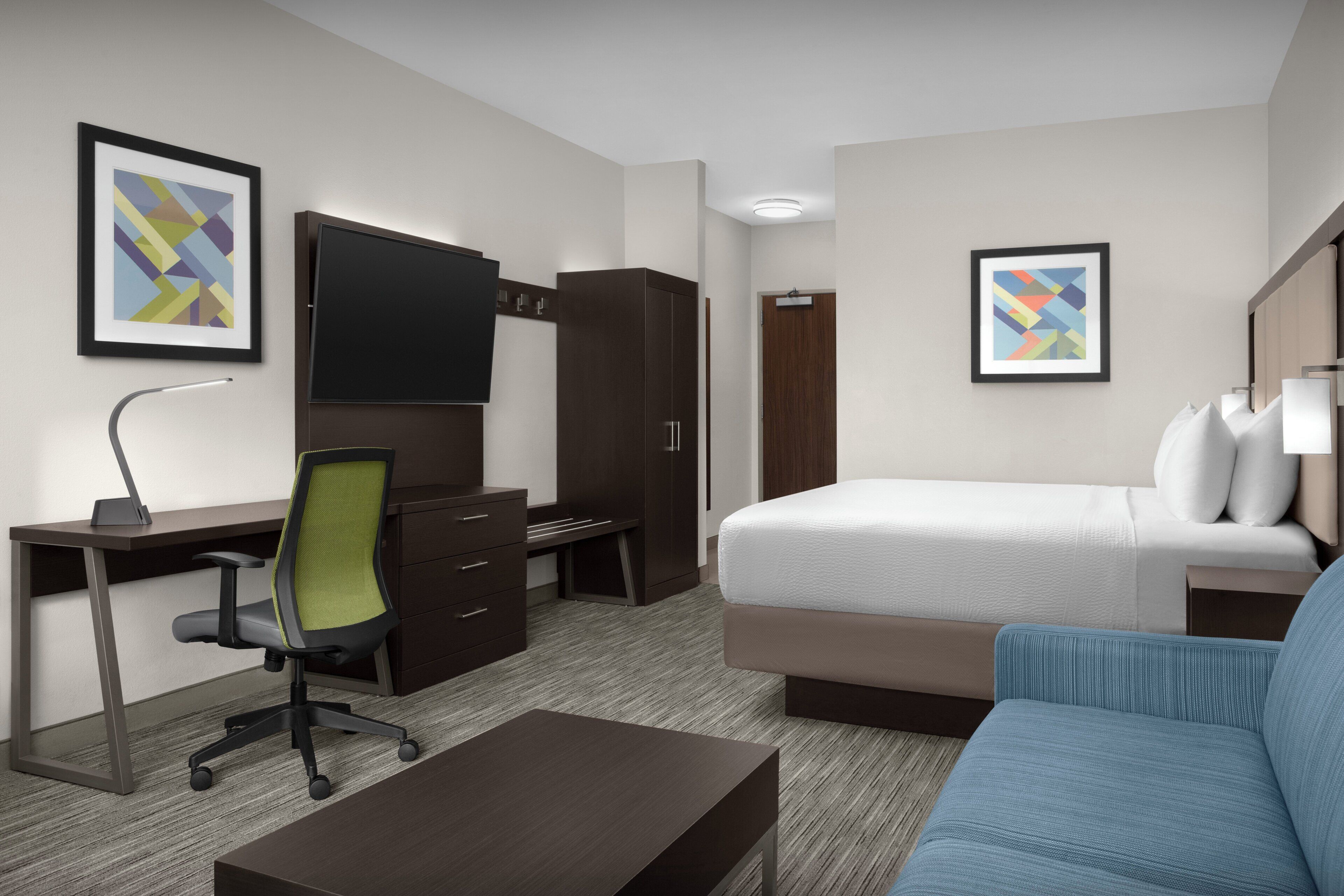 In-room safe, desk, blackout drapes, iron/ironing board