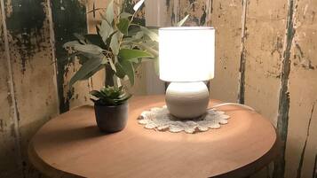 1 bedroom, individually decorated, blackout curtains, iron/ironing board