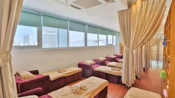 Body treatments, hot stone massages, Thai massages, facials, massages