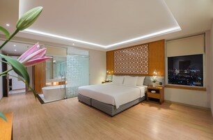 Habitación Premium | Minibar, caja fuerte, escritorio y cortinas opacas