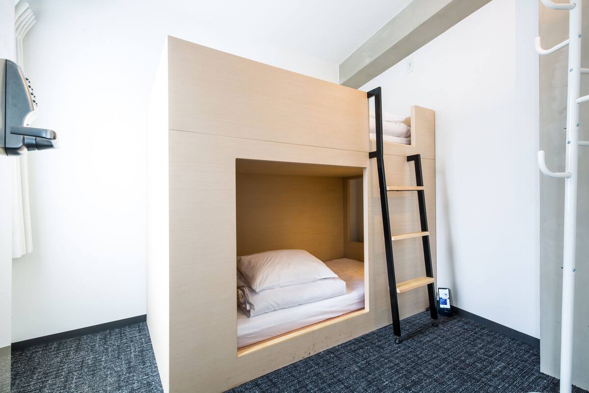 Bunk Bed Room, Women Only, 2 Beds, Shared Bathroom | In-room safe, iron/ironing board (on request), WiFi (free), bed sheets