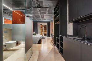 Deluxe-Studiosuite, 1 Queen-Bett und Schlafsofa, Stadtblick