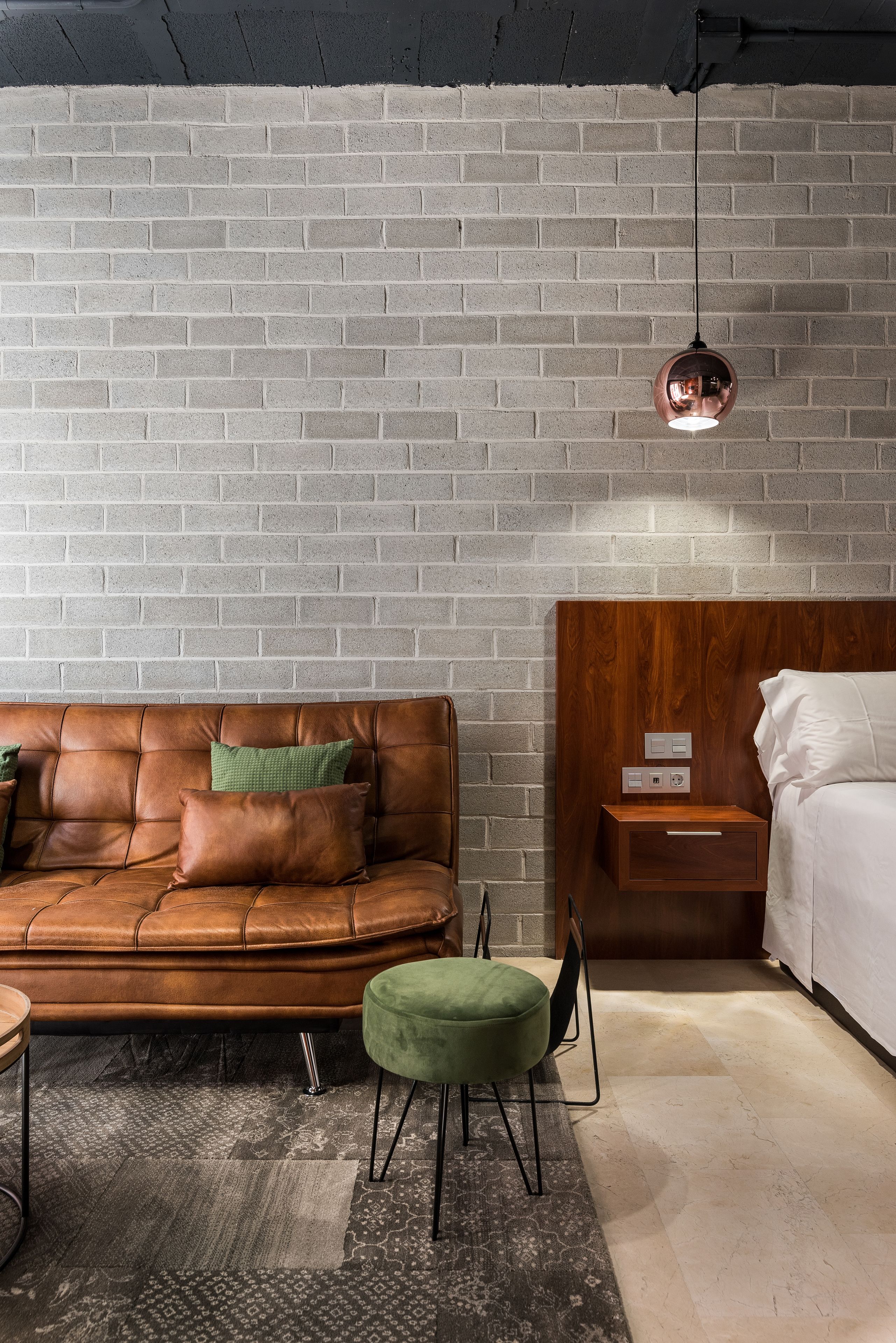 design studio suite, 1 queen bed with sofa bed, city view | living area | flat-screen tv, netflix