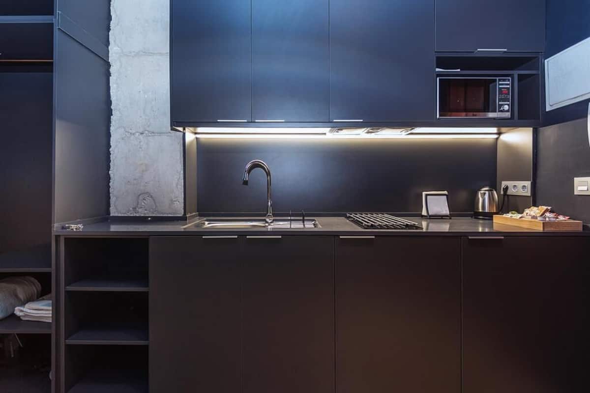 deluxe studio suite, 1 queen bed with sofa bed, city view | private kitchenette | fridge, microwave, stovetop, electric kettle