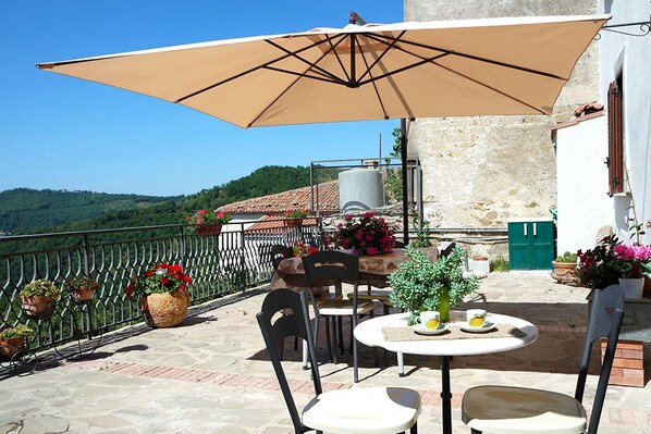 Ferienhaus, 1 Schlafzimmer, Talblick | Terrasse/Patio